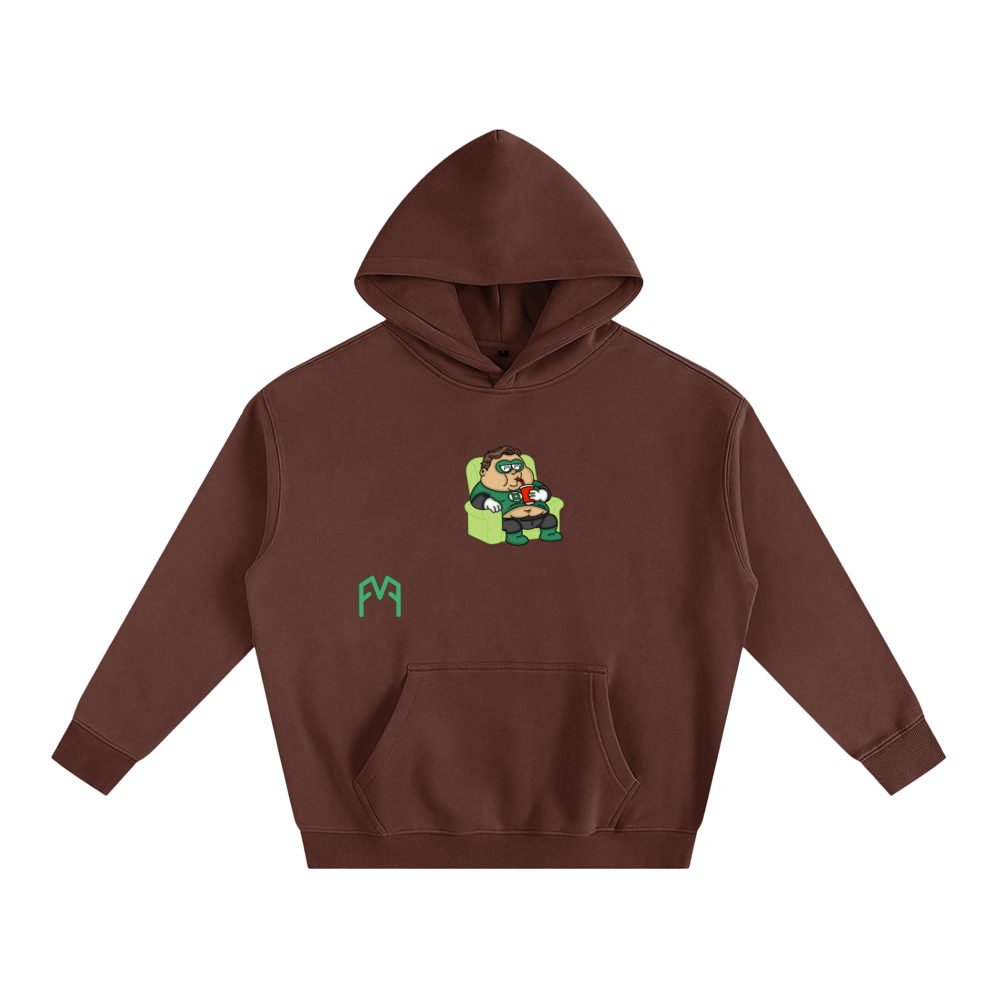 “Green Recliner” Oversize Hoodie