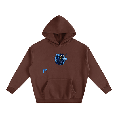 “Atom-Breath Menace” Oversize Hoodie
