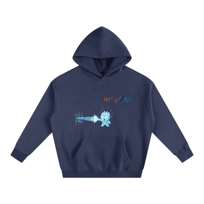“Cold” Oversize Fleeced Hoodie