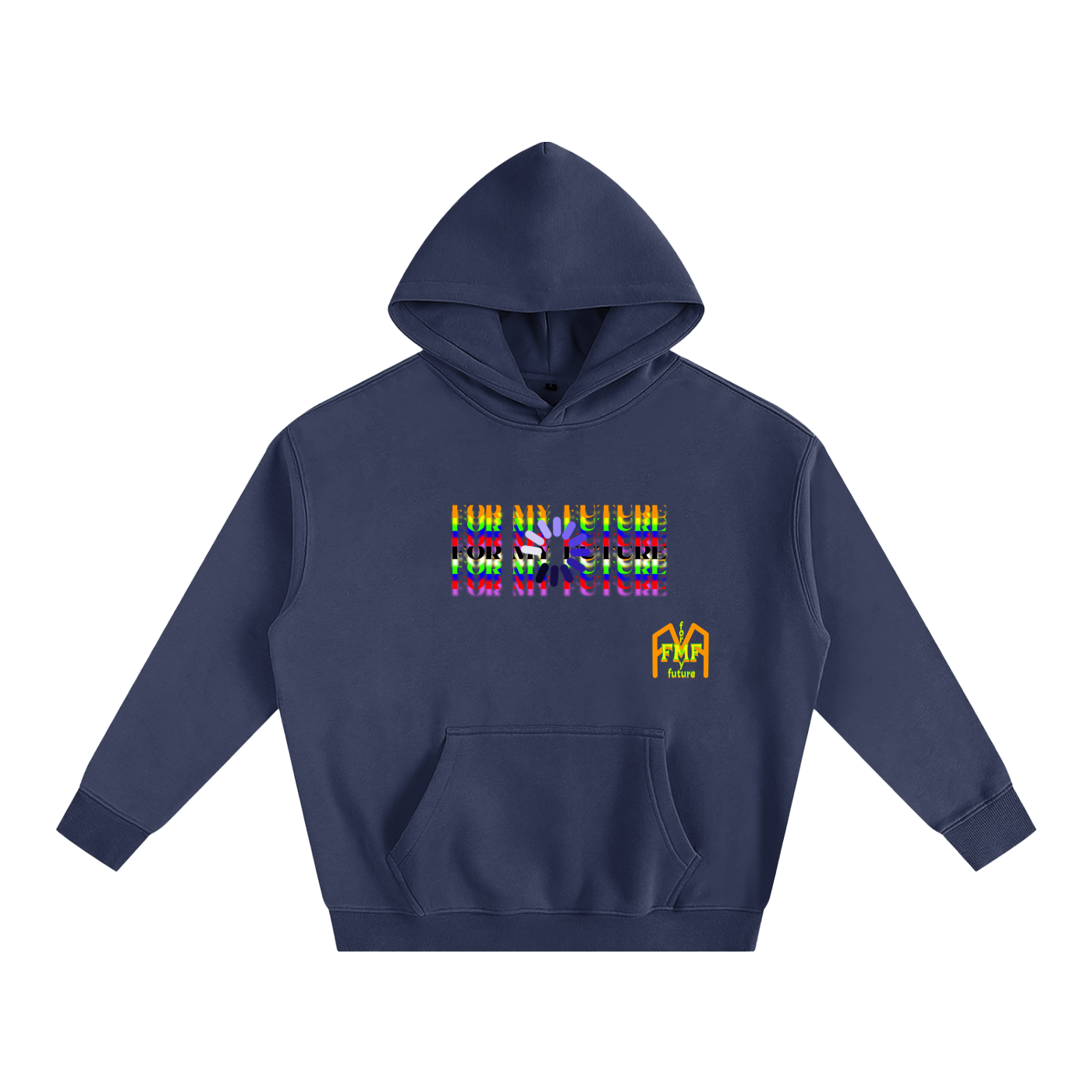 “Buffering” Oversize Fleeced Hoodie