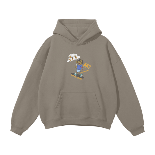 “Aa?” Oversized Fleece Hoodie