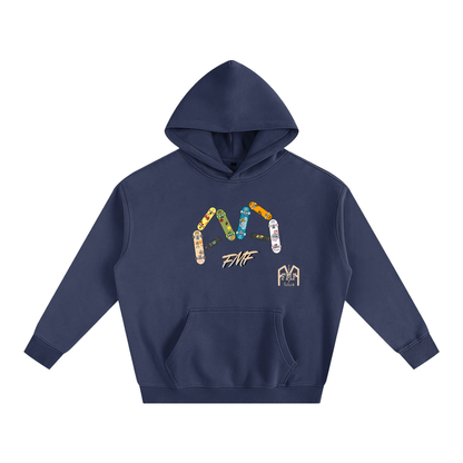 “Decks” Oversize Fleeced Hoodie