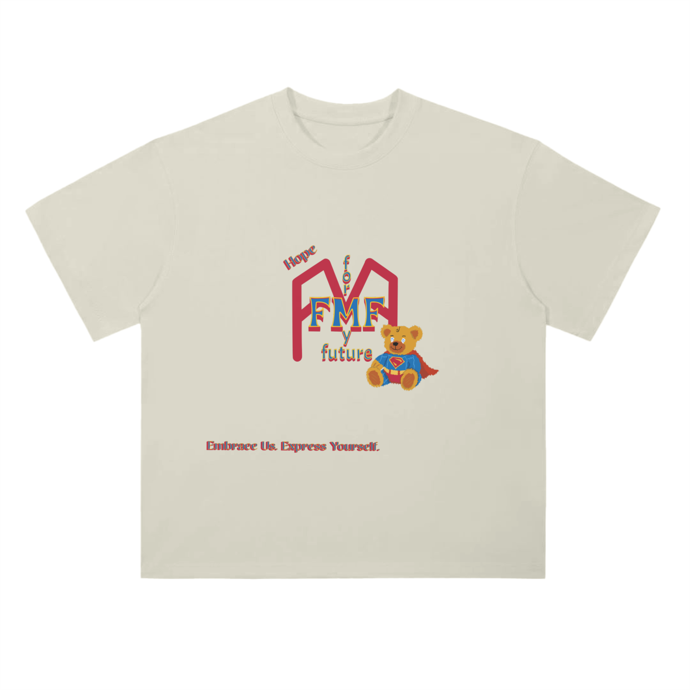 “Super Teddy” Drop Shoulder T-Shirt