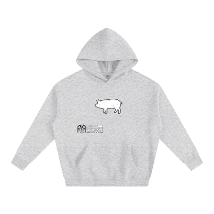 “Piggy” (Inverted) Oversize Fleeced Hoodie
