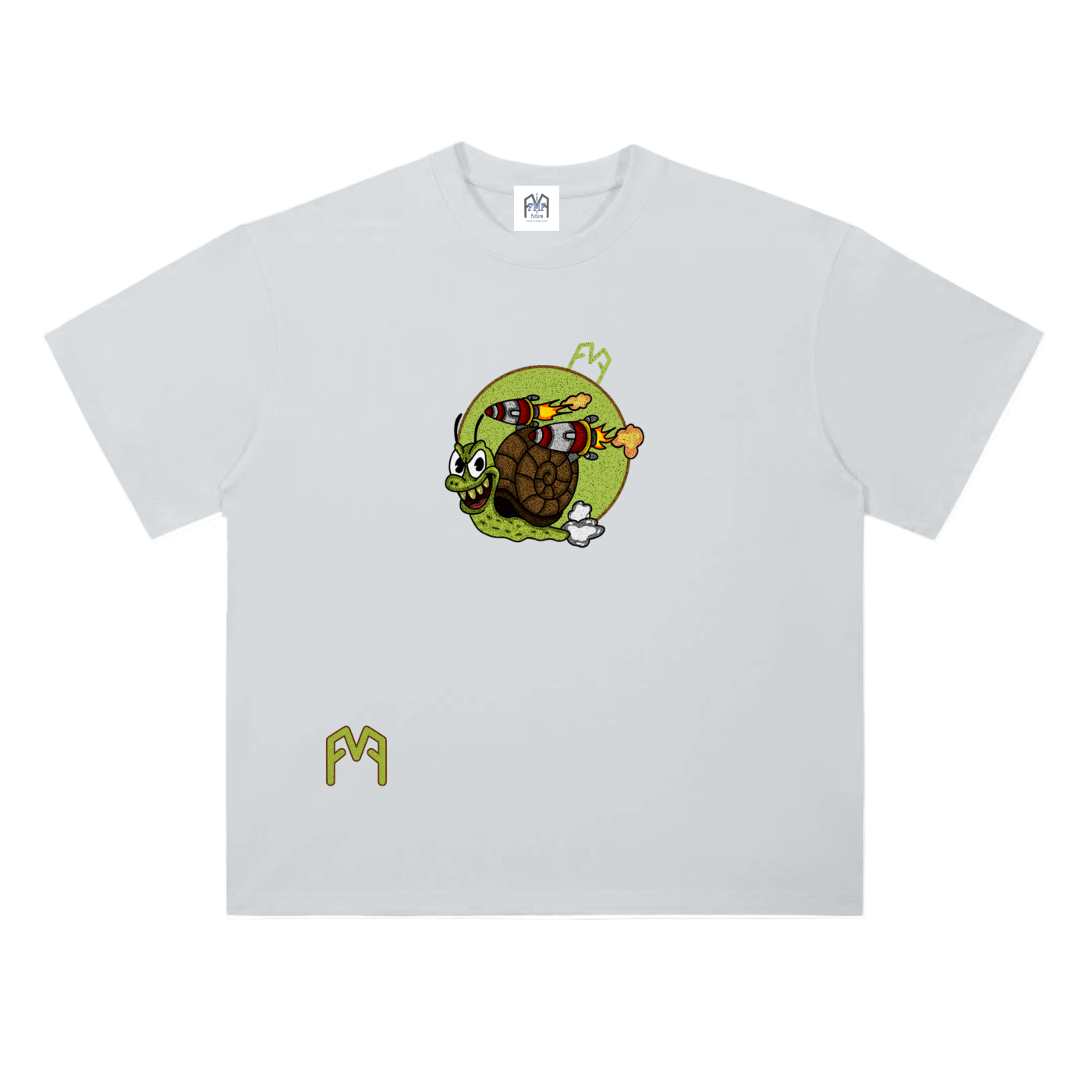 “Snail Trail” Drop Shoulder T-Shirt