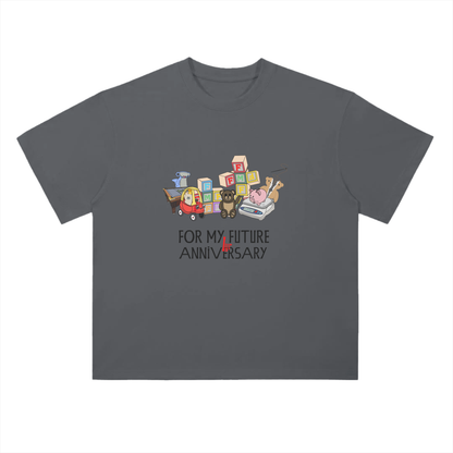 “Yr 1” (Red) Drop Shoulder T-Shirt