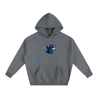 “Atom-Breath Menace” Oversize Hoodie