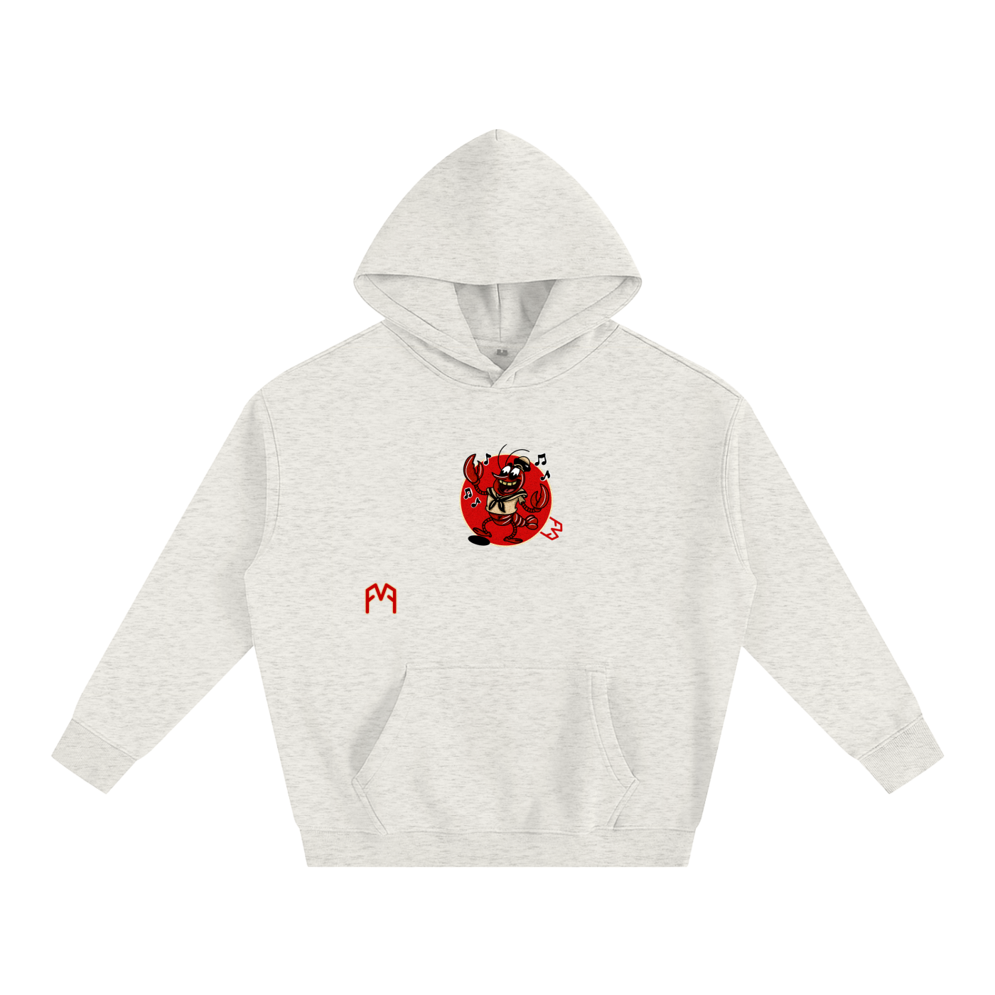 “Lobster Larry” Oversize Hoodie